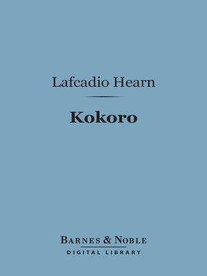 cover image of Kokoro (Barnes & Noble Digital Library)